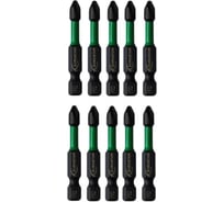 Бита EUROSTAR PH2 50 мм 1/4 для шуруповёрта и отверток АГ50062