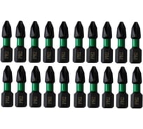 Бита EUROSTAR PH2 25 мм 1/4 для шуруповёрта и отверток 10 шт. АГ50061