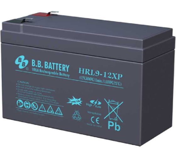 Аккумуляторная батарея BB Battery 12 В 9 Ач - HRL 9-12 HRL 9-12XP
