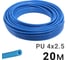 Трубка полиуретановая синяя PI TOOLS PU4-2.5-20, бухта 20 м, прямая до 8 бар, Арт. 1437 1
