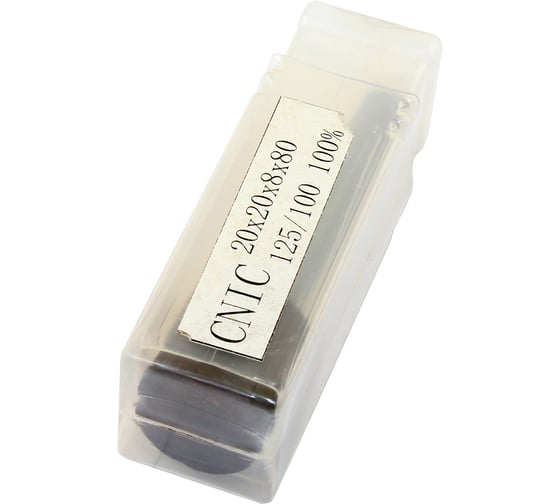 Головка алмазная цилиндрическая CNIC d20,0x8х20x80мм AWГЦ SSD-2АС4 125/100 100 В2-01 с хвостовиком 51656