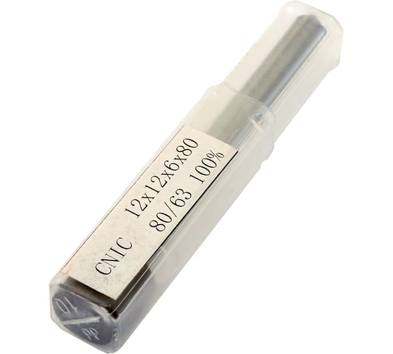 Головка алмазная цилиндрическая CNIC d12,0x6х12x80мм AWГЦ SSD-2АС4 80/63 100 В2-01 с хвостовиком 51646