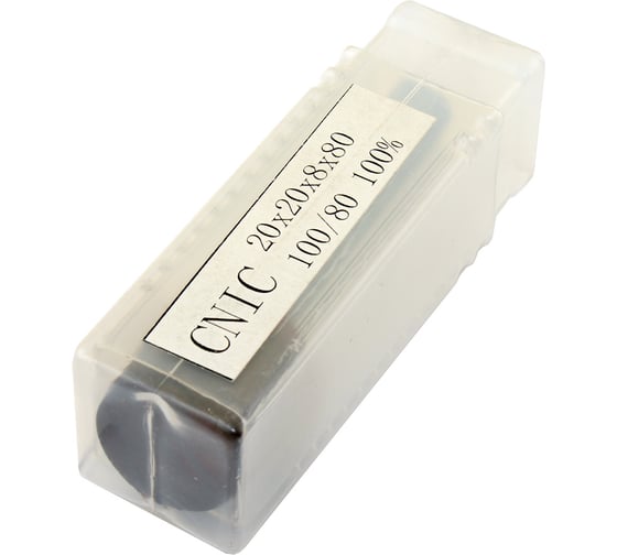 Головка алмазная цилиндрическая CNIC d20,0x8х20x80мм AWГЦ SSD-2АС4 100/80 100 В2-01 с хвостовиком 51655
