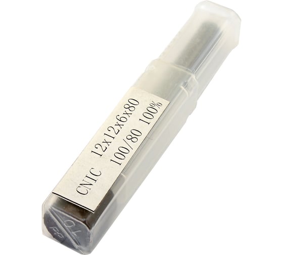 Головка алмазная цилиндрическая CNIC d12,0x6х12x80мм AWГЦ SSD-2АС4 100/80 100 В2-01 с хвостовиком 51647