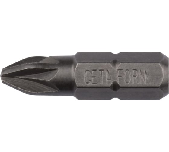 Бита CETA FORM pozidrive PZ1x25мм хвостовик Hex C 1/4, CB/351