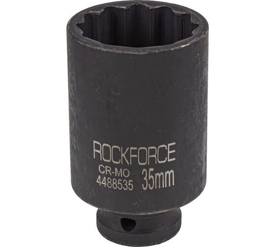 Головка ударная Rockforce глубокая 35мм (12 граней), 1/2 RF-4488535(54989)