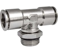 Фитинг цанга тройник, поворотный Cn-T-1/2M-14 для полиуретана и пластиковых трубок PI TOOLS Арт. 1734