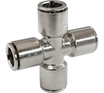 Фитинг цанга крест, переходной Cn-X-14 для полиуретана и пластиковых трубок PI TOOLS Арт. 1741