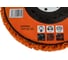 Коралловый диск SKOLE (CD1) 125мм_22.23 (оранжевый) 5шт/упаковка CD1-125O 4