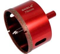 Коронка по керамике алмазная SKOLE (K15) с центрирующим сверлом 70 K15 070092