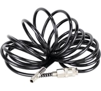 Шланг спиральный Verton с фитингами рапид Air PH5 (5м размеры внутренний 5, внешний 8), диаметр штуцера 1/4, давление 20 бар) (20шт/кор) 01.21427.21444