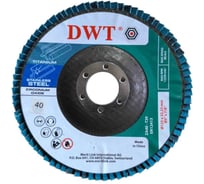 Круги лепестковые DWT 125x22.2мм, 40, ZA сталь, титан DTFWP0026