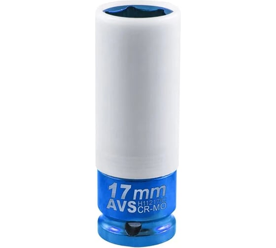 Головка торцевая ударная глубокая AVS 6-гранная 1/2''DR (17 мм) колесная H11217IС A40930S 1