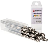 Сверло по металлу, индустриальное ZALTAR 10 шт, DIN 338, HSS-G, Тип N, 5xD, 10.00 мм ZA-73100-S10