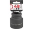 Головка ударная 6-гранная ARNEZI 48 мм, 1DR, Cr-Mo, на холдере R0500048 1