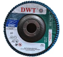 Круги лепестковые DWT 125x22.2 мм, 60, ZA сталь, титан DTFWP0027