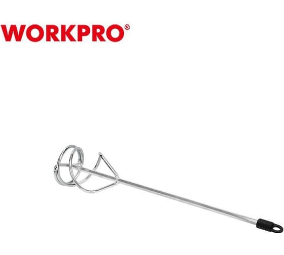 Миксер для краски и строительных смесей спиральный Workpro 80x400мм WP327001
