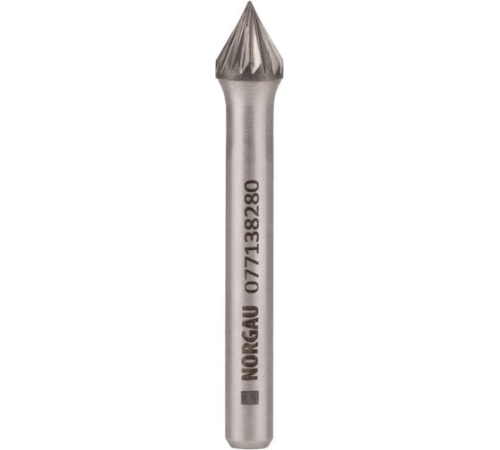 Бор-фреза твердосплавная NORGAU форма J (8x7мм; хвостовик 6 мм,SCM) 077138280