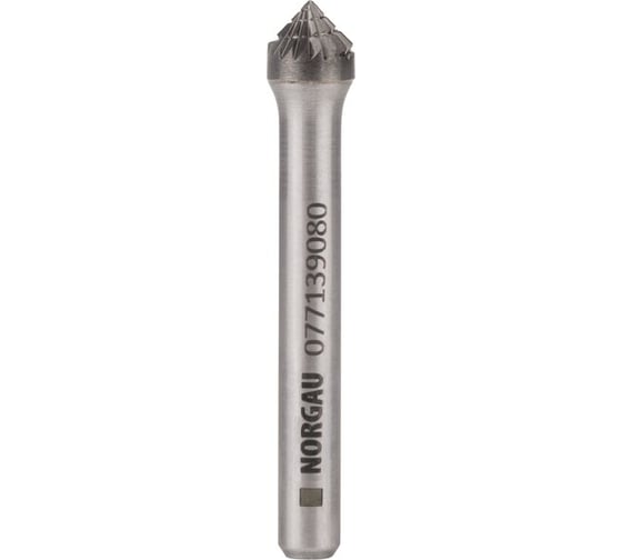 Бор-фреза твердосплавная NORGAU форма K (8x4мм; хвостовик 6 мм,DCM) 077139080