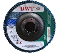 Круги лепестковые DWT 115x22.2мм, 60, ZA сталь, титан DTFWP0023