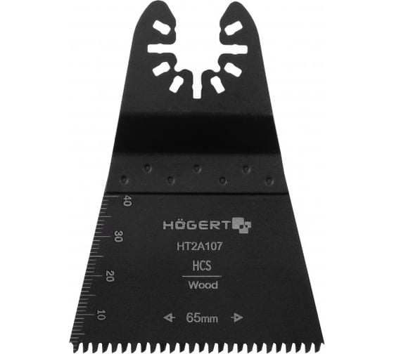 Насадка для реноваторов по дереву HOEGERT TECHNIK 65x40 мм, зубцы 2,5 мм HT2A107