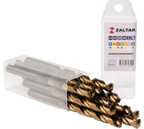 Сверло по металлу, индустриальное ZALTAR 10 шт, DIN 338, HSS-E Co5, Тип VA, 5xD, 10.00 мм ZA-74100-S10