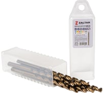 Сверло по металлу, индустриальное ZALTAR 10 шт, DIN 338, HSS-E Co5, Тип VA, 5xD, 4.50 мм ZA-74045-S10