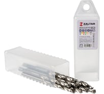 Сверло по металлу, индустриальное ZALTAR 10 шт, DIN 338, HSS-G, Тип N, 5xD, 4.00 мм ZA-73040-S10