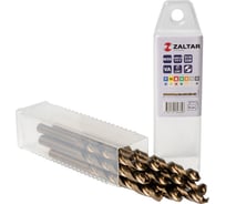 Сверло по металлу, индустриальное ZALTAR 10 шт, DIN 338, HSS-E Co5, Тип VA, 5xD, 6.70 мм ZA-74067-S10