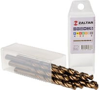 Сверло по металлу, индустриальное ZALTAR 10 шт, DIN 338, HSS-E Co5, Тип VA, 5xD, 8.00 мм ZA-74080-S10