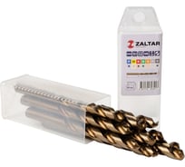 Сверло по металлу, индустриальное ZALTAR 10 шт, DIN 338, HSS-E Co5, Тип VA, 5xD, 9.50 мм ZA-74095-S10