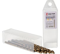 Сверло по металлу, индустриальное ZALTAR 10 шт, DIN 338, HSS-E Co5, Тип VA, 5xD, 3.50 мм ZA-74035-S10