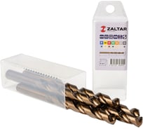 Сверло по металлу, индустриальное ZALTAR 5 шт, DIN 338, HSS-E Co5, Тип VA, 5xD, 11.00 мм ZA-74110-S5