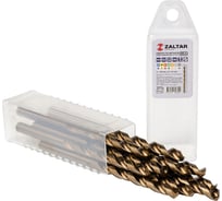 Сверло по металлу, индустриальное ZALTAR 10 шт, DIN 338, HSS-E Co5, Тип VA, 5xD, 5.50 мм ZA-74055-S10