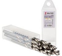Сверло по металлу, индустриальное ZALTAR 10 шт, DIN 338, HSS-G, Тип N, 5xD, 5.50 мм ZA-73055-S10
