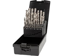 Набор сверл по металлу, индустриальных ZALTAR 25 пр., 1.0-13.0 мм x 0.5, DIN 338, HSS-G, Тип N, 5xD ZA-73162