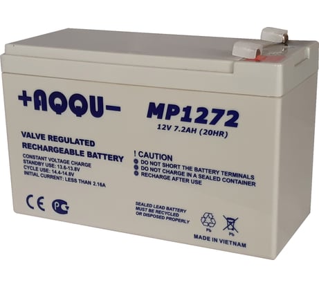 Батарея аккумуляторная AQQU для ИБП 12В, 7.2 Ач MP1272