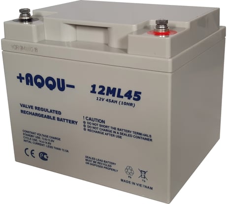 Батарея аккумуляторная AQQU для ИБП 12В, 45Ач 12ML45