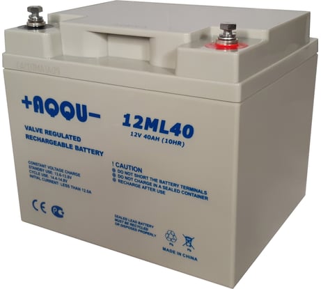 Батарея аккумуляторная AQQU для ИБП 12В, 40Ач 12ML40