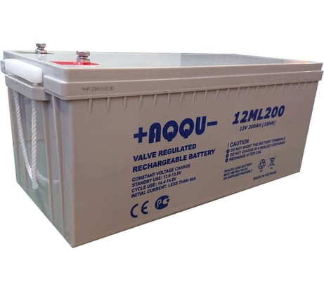 Батарея аккумуляторная AQQU для ИБП 12В, 200Ач 12ML200