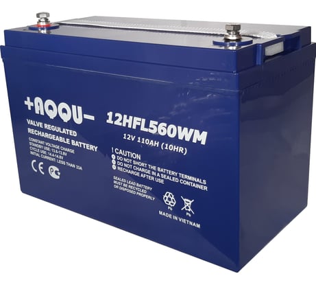 Батарея аккумуляторная AQQU для ИБП 12В, 110Ач 12HFL560WM