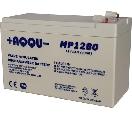 Батарея аккумуляторная AQQU для ИБП 12В, 8Ач MP1280