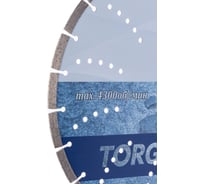 Диск алмазный отрезной сегментный по бетону и камню TORGWIN 350x25.4/10x3.4мм Сold Press Standard T1739839