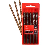 Сверло по металлу HIMBOLT 9.0 мм с кобальтом 5% 5 шт (бокс) HB208