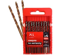 Сверло по металлу HIMBOLT 4.0 мм с кобальтом 5% 10 шт (бокс) HB203