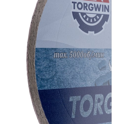 Диск алмазный отрезной сплошной по камню и керамике TORGWIN 300x25.4/10x3.2 мм Сold press Standard T1705640