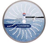 Диск алмазный отрезной TORGWIN сплошной Турбо по стройматериалам 300x25.4/10x3.2 мм Сold press Standard T1740392
