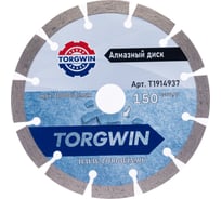 Диск алмазный отрезной TORGWIN сегмент по бетону и камню 125x22.2/10x2.4 мм Сold press Standard T1914937