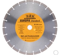 Диск алмазный отрезной TORGWIN сегмент по бетону и камню 300x25.4/10x2.3 мм Europa Сold press S67140