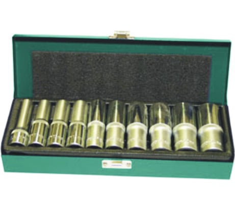 Комплект глубоких торцевых головок 1/2"DR 10-24 мм Jonnesway S04HD411S
